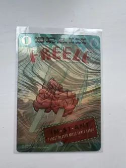 Brain Freeze HALO FOIL #29 MTG SLD Secret Lair An Encyclopedia Of Magic - Image 2