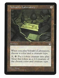 Magic the Gathering ~ MTG ~ 1x Volrath's Laboratory ~ Stronghold ~ M/NM - Image 1