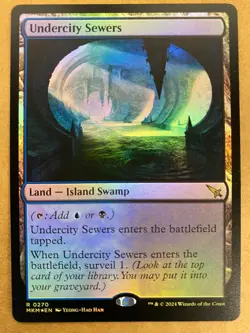 MTG 1x FOIL Undercity Sewers # 270 Murders at Karlov Manor Magic Gathering x1 NM - Image 1