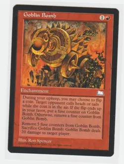 Magic the Gathering ~ MTG ~ 1x Goblin Bomb ~ Weatherlight ~ M/NM - Image 1