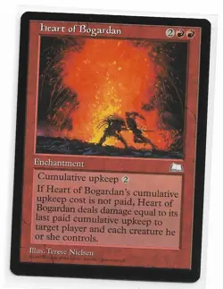 Magic the Gathering ~ MTG ~ 1x Heart of Bogardan ~ Weatherlight ~ M/NM - Image 1