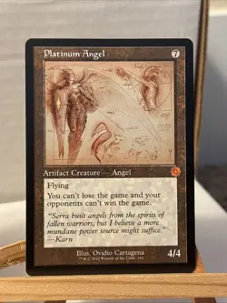Platinum Angel MTG(BRO) The Brothers’ War - Schematic 41 + Retro Frame 104 - Image 3
