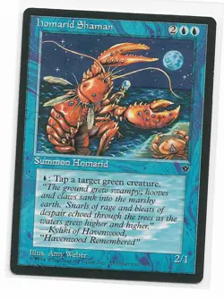 Magic the Gathering ~ MTG ~ 1x Homarid Shaman ~ M/NM ~ FALLEN EMPIRES - Image 1