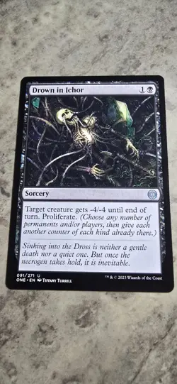 Drown in Ichor Phyrexia: All Will Be One Regular Sorcery Uncommon MTG NM - Image 1
