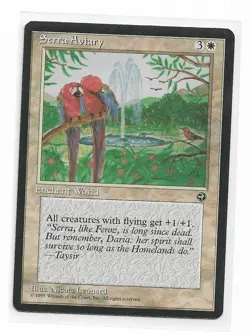 Magic the Gathering ~ MTG ~ 1x Serra Aviary ~ Homelands ~ M/NM - Image 1