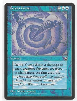 Magic the Gathering ~ MTG ~ 1x Baki's Curse ~ Homelands ~ M/NM - Image 1