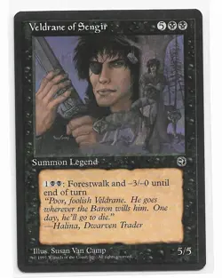 Magic the Gathering ~ MTG ~ 1x Veldrane of Sengir ~ Homelands ~ M/NM - Image 1