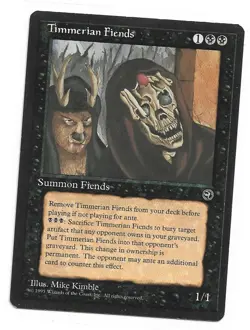 Magic the Gathering ~ MTG ~ 1x Timmerian Fiends ~ Homelands ~ M/NM - Image 1