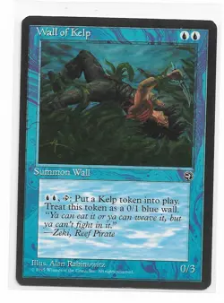 Magic the Gathering ~ MTG ~ 1x Wall of Kelp ~ Homelands ~ LP - Image 1