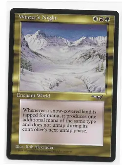 Magic the Gathering ~ MTG ~ 1x Winter's Night ~ Alliances ~ M/NM - Image 1