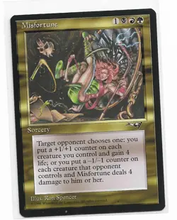 Magic the Gathering ~ MTG ~ 1x Misfortune ~ Alliances ~ M/NM - Image 1