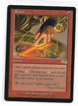 Magic the Gathering ~ MTG ~ 1x Brand ~ Urza's Saga ~ LP - Image 1