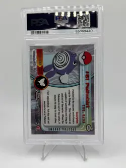 Topps Chrome Pokemon T.V. Poliwhirl Spectra PSA 9 - Image 2