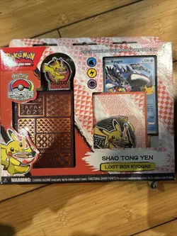 Pokemon 2023 World Championship Shao Tong Yen Lost Box Kyogre Sealed - Image 1