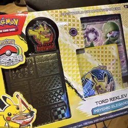 POKEMON 2023 WORLD CHAMPIONSHIP Tord Reklev (Psychic Elegance) SHIPS 3/1/24 - Image 1