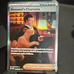 Pokemon Giovanni's Charisma 151 204/165 Special Illustration Rare Holo NM - Image 1