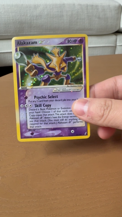 Pokemon Gold Star Alakazam 99/100 Holo Rare 2006 Crystal Guardians W/ 🌀Swirl🌀 - Image 2