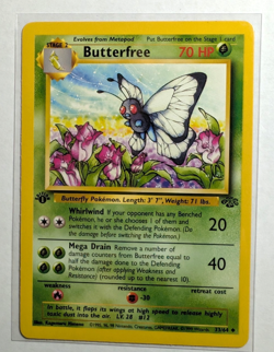 Butterfree Uncommon 1st Edition Jungle 33/64 Pokemon TCG - Image 1