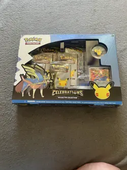 Pokemon TCG Zacian Lv X Celebrations Deluxe Pin Collection Box Factory Sealed - Image 1