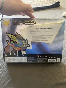 Pokemon TCG Zacian Lv X Celebrations Deluxe Pin Collection Box Factory Sealed - Image 2