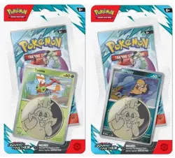Pokemon Journey Together Sealed 1-Pack Blister Set of 2 Yanma Scraggy - Image 1