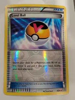 Level Ball 76/98 - XY Ancient Origins Pokemon Reverse Holo Foil Nice! - Image 1