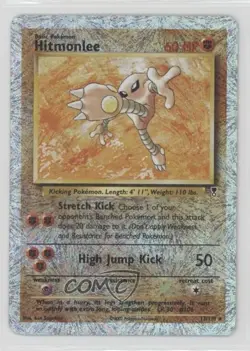 Hitmonlee Reverse Foil Pokemon Legendary Collection #13 2002 - Image 1