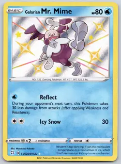 Galarian Mr. Mime SV020/SV122 (NM) - Shining Fates: Shiny Vault - Pokemon TCG - Image 1