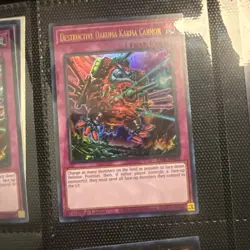 Destructive Daruma Karma Cannon RA04-EN103 Ultra Rare 1st Edition - Image 1