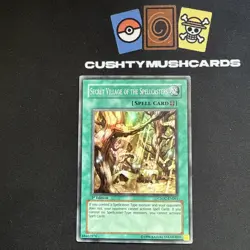 YUGIOH SECRET VILLAGE OF THE SPELLCASTERS SUPER RARE CSOC-EN061 1ST EDITION - Image 1