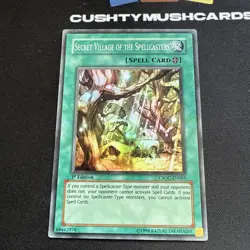 YUGIOH SECRET VILLAGE OF THE SPELLCASTERS SUPER RARE CSOC-EN061 1ST EDITION - Image 2