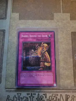 YUGIOH BARRIER BEHIND THE DOOR PGD-095 SUPER UNLIMITED ED NM/VLP - Image 1