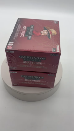 Lot of (2) One Piece English OP-13 Carrying On His Will Booster Boxes Sealed - Image 2