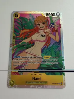 One Piece CCG Nami OP08-106 SR - Two Legends Near Mint - Image 1