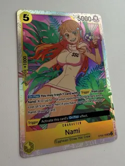 One Piece CCG Nami OP08-106 SR - Two Legends Near Mint - Image 2