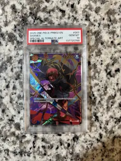 2025 One Piece Prb02 SHANKS English Sp Op06-007 - Image 1