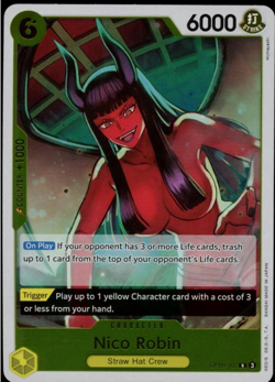 Nico Robin OP09-107 One Piece TCG Emperors in the New World Rare English NM - Image 1