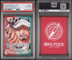 2022 One Piece JPN OP01-ROMANCE Dawn Alternate Art #002 Trafalgar Law, PSA 10 - Image 3