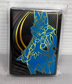 NEW Pokemon Lucario 65 Card Sleeves Factory Sealed - Image 1