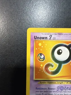 Pokemon TCG Unown Black Star Promo Card J #38 - Image 5
