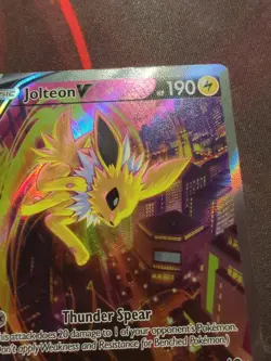 Jolteon V SWSH183 SWSH: Sword & Shield Promo Cards Holo - Image 3