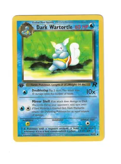 Dark Wartortle 1st Edition 46/82 Team Rocket Pokemon Card Near Mint (NM) Pokemon - Image 1