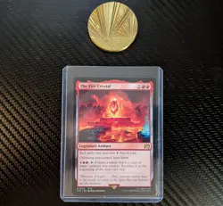 MTG Final Fantasy - Card #135: The Fire Crystal (Non-Foil) - Image 1
