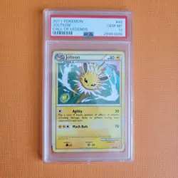 POP 18 - 2011 Jolteon 45/95 Call of Legends Pokemon Card PSA 10 - Image 1