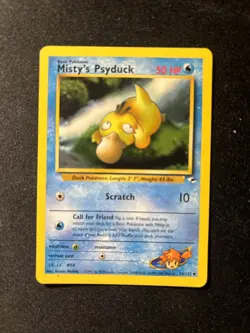 2000 Pokemon Gym Heroes Lot Of 5 Misty’s Pokemon + Bonus Marill PROMO card - Image 2