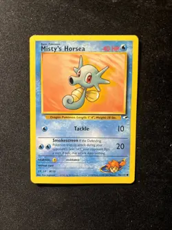 2000 Pokemon Gym Heroes Lot Of 5 Misty’s Pokemon + Bonus Marill PROMO card - Image 4