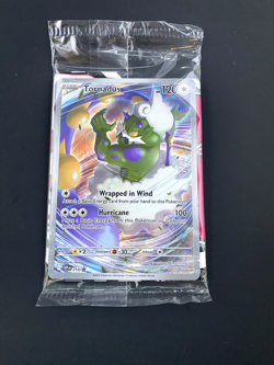 Pokemon Sealed Tornadus 210 Black Star SV Scarlet Violet Promo Card Rare ETB - Image 1