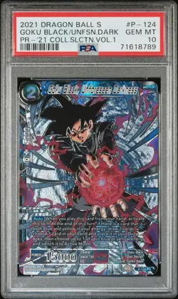 PSA 10 Goku Black Unforeseen Darkness 2021 P-124PR Dragon Ball Super Card - Image 1