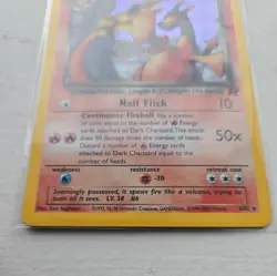 Dark Charizard - 4/82 - Pokemon Team Rocket Unlimited Holo Rare Card - Image 2