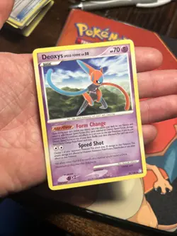 Deoxys Speed Forme Normal Forme Pokemon Card Pair - Image 4